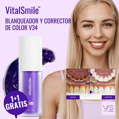 Blanqueador y Corrector de Color V34 VitalSmile™