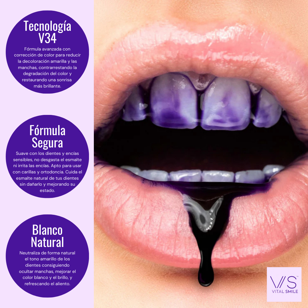 Blanqueador y Corrector de Color V34 VitalSmile™